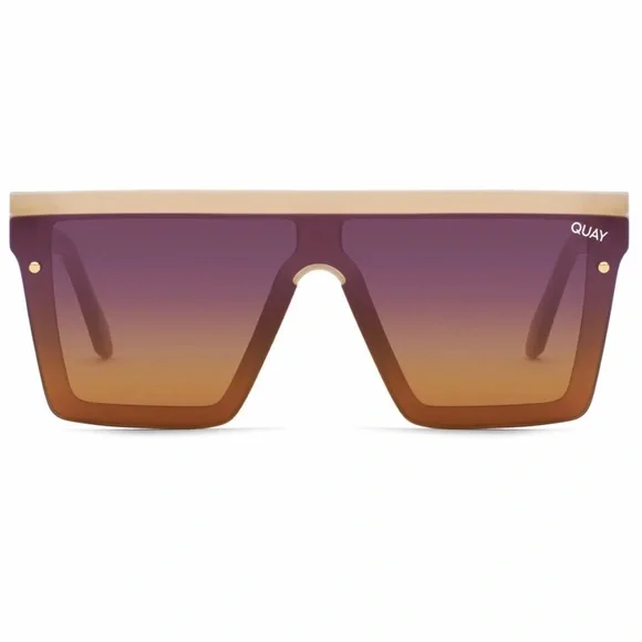 New QUAY Australia Sunglasses PURPLE/ORANGE OMBRE LENSES Quay Purple Sunglasses for Women for sale | eBay main image 2